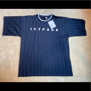 Ivy Park Boyfriend Fit Pinstripe T-Shirt